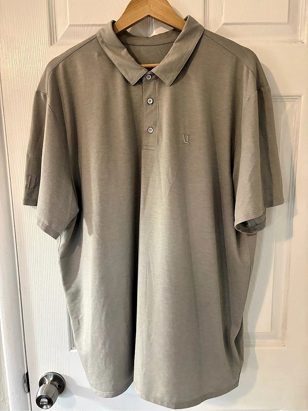 Vuori Knit Twill Polo - Men’s- Gray Size XXL Like New
